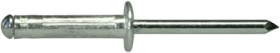 Blind rivet, hole Ø 2.5 mm, L 6 mm, aluminum alloy, for clamping range 1.5 - 3.5 mm, DIN 7337, 300151636