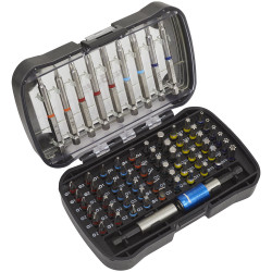 Siegen S01038 Power Tool Bit Set 71pc Colour-Coded S2