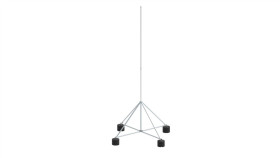 Maszt Na Czworonogu Do Zwodów Poziomych Wysokich 5M Aluminium 65.5 Al Za 3P...