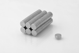 8x3 mm Cylindrical N38 Neodymium Magnet