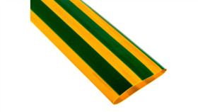 Rura Termokurczliwa Cienkościenna, Odcinki 1M, Cr 38,1/19,1 Żółto-Zielona,...