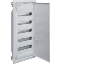 Rozdzielnica podtynkowa 60 modułowa 5x12M drzwi metal IP30 VOLTA QUICK-CONNECT VU60NE HAGER