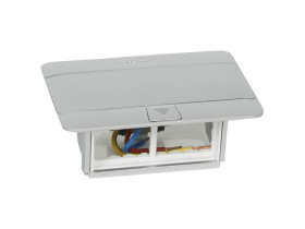 Minipuszka pop-up do wyposażenia 4 moduły aluminium 054011 LEGRAND