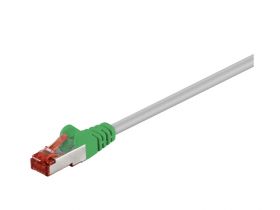 Kabel Patchcord skrosowany CAT 6 S/FTP PIMF RJ45/RJ45 5m szary