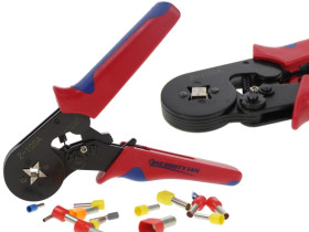 Zaciskarka do tulejek 0.14-10mm2 / Praska do kabli 0.14-0,25-0,34-0,5-0,75-1,0-1,5-2,5-4,0-60,-10mm2 / Zaciskarka Z-10SA