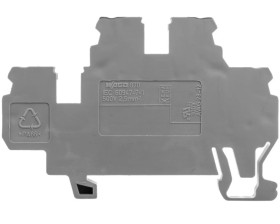 Złączka dwupiętrowa L / N 2,5mm szara 870-503