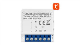 Inteligentny Przełącznik Dopuszkowy Zigbee Avatto Lzwsm16-W1 Bez Neutralnego...