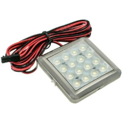 ODYN Oprawa meblowa LED 1,5W 12V DC kwadrat neutralna biała podszafkowa