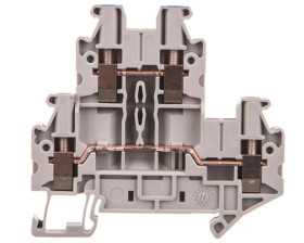 Złączka szynowa 2-piętrowa 2,5mm2 szara UTTB 2,5-L/N 3044681 /50szt./