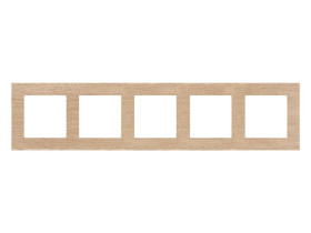 SIMON 55 Ramka 5 pięciokrotna Nature dąb jasny TRN5/185 KONTAKT SIMON