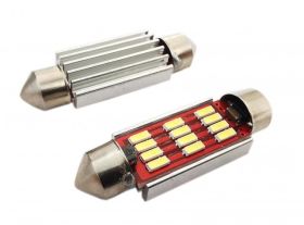 LED 12V C5W 1,5W BIALA 13X42MM