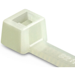 Cable tie, PA, (L x W) 100 x 2.5 mm, bundle-Ø 1.5 to 22 mm, natural, -40 to 85 °C, 111-01919