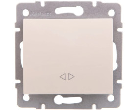 LOGI Łącznik krzyżowy śrubowy 10AX 250V kremowy 021070103 25134