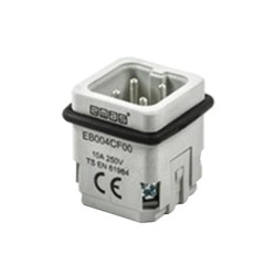 Wsad męski do pokrywy metalowej, 3 pin+PE, 10 A T0-EB004CF00