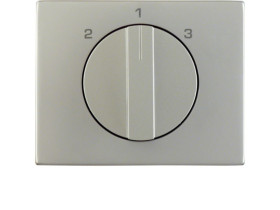 BERKER K.5 Płytka czołowa z pokrętłem do Wyłącznika 3-pozycyjnego bez pozycji "0" stal szlachetna 1088710400 HAGER