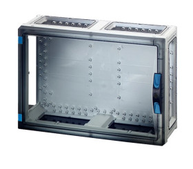 Obudowa pusta Enystar IP66 540x360x186 drzwi przezroczyste obsługiwane ręcznie bez ścianek FP 0440 68000300