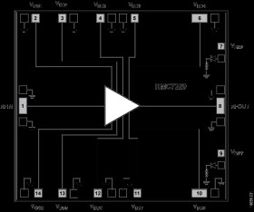 33 GHz to 40 GHz, GaAs, pHEMT, MMIC, 1 W Power Amplifier with Power Detector