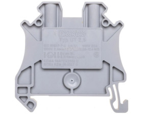 Złączka zaciskowa/szynowa 2-przewodowa 0,14-4mm2 szara UT 2,5 3044076