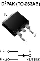 VBT4045BP-E3 TMBS&#174; (Trench MOS Barrier Schottky) Rectifier for PV Solar Cell Bypass Protection Ultra Low VF = 0.28 V at IF