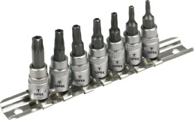 Końcówki Torx na nasadce 1/4 cala T10-40 (zestaw 7 szt.) 39D378