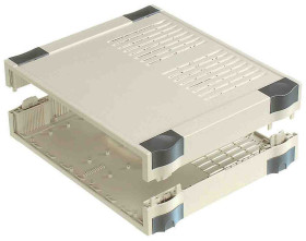 Obudowa ABS szerokość zew. 307,4 mm długość zew. 256,9 mm wys. zew. 65,2 mm Bopla IP30 Jasnoszary