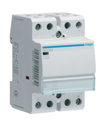 Stycznik 24 V AC Hager styki: 2 6,5 kW 63 A 2NO Montaż na szynie DIN Śruba ESD263
