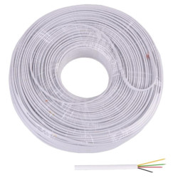 KABEL TELEFONICZNY 4C BIAŁY 1mb