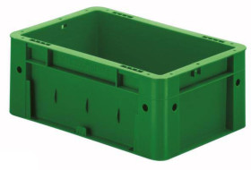 LA-KA-PE VTK 300/120-0 Pojemnik do sztaplowania nadaje się na żywność (D x S x W) 300 x 200 x 120 mm zielony 8 szt.