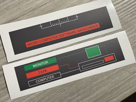 Amstrad CPC 464 stickers for Datacorder