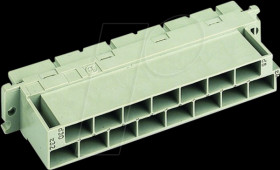 09 06 215 2871 Female connector H15, straight, 15-pin