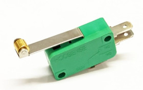 Przełącznik krańcowy z dźwignią 51mm z rolką, styk NO-NC współny pin