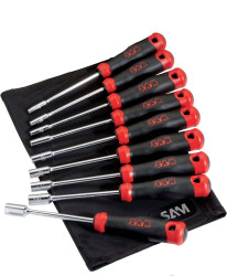 Zestaw wkrętaków nasadowych, rozmiar: 3.5 mm, 4 mm, 5.5 mm, 5 mm, 6 mm, 7 mm, 8 mm, 9 mm, 10 mm