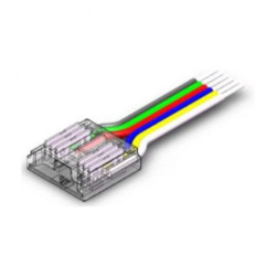 Złącze do taśmy LED - MC - RGB+CCT 12mm - COB - jednostronne z przewodem - ED00033899