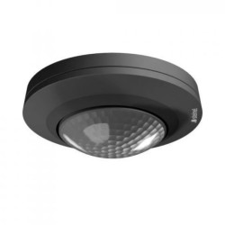 Czujnik obecności i zmierzchu PD-8 COM1 podtynkowy IP20 okrągły czarny ST087920