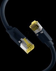 K3130.7,5 Patch cable, Cat.7 raw cable, S/FTP, 7.5 m, black