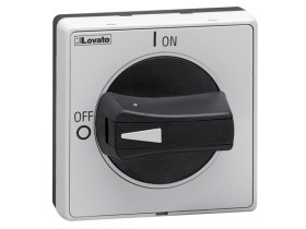 Uchwyt obrotowy 1 → 3 zamknięcia do Seria GA 65mm kolor Czarny IP65 Lovato GA Series