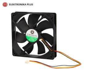 WENTYLATOR 120X120X25mm 120x25mm 12025 24V ŚLIZGOWY 3-PRZEWODY