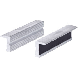 KS Tools 914.0081 Aluminium Bench Vice Protective Jaws - Textured Surface,120mm