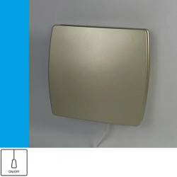 Wentylator domowy Eol F10PGF przełącznik pociągany, fi 100 mm, kolor złoty