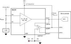 26-V, 350-kHz current sense amplifier with integrated over-current comparator | DGS | 10 | -40 to 125