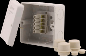 BXPKABS989861-H02 Junction box with terminal, 98 x 98 x 61 mm