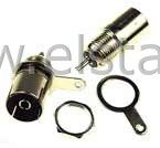 Gniazdo antenowe montażowe przykręcane - w druk