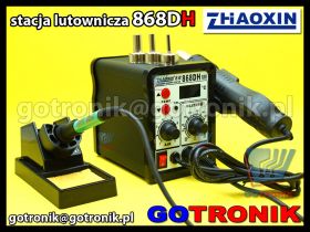 868DH stacja lutownicza + HOT-AIR gorące powietrze 2w1 Zaoxin