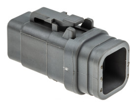 Złącze samochodowe 6-pinowe Deutsch 2-rzędowe Męski 7.5A DTM Połączenie zagniatane Złącze samochodowe