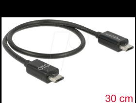 83570 Micro USB-B plug > Micro USB-B plug OTG