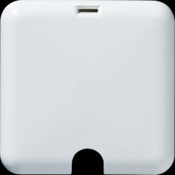 520427 Cooker socket, flush-mounted, polar white