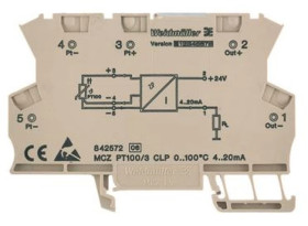 Przetwornik pomiarowy temperatury MCZ PT100/3 CLP 0...100C 8425720000 /10szt./
