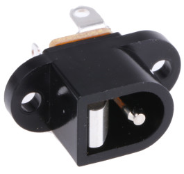 Złącze przemysłowe - zasilające 500mA Gniazdo 12 V Lumberg Montaż na panelu