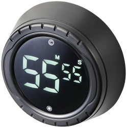 Timer Sygonix cyfrowy czarny