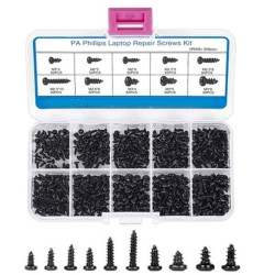 1000 pcs PA Phillips Laptop Repair Screw Kit - M1-M1.7 - Micro Screws with Cross Head